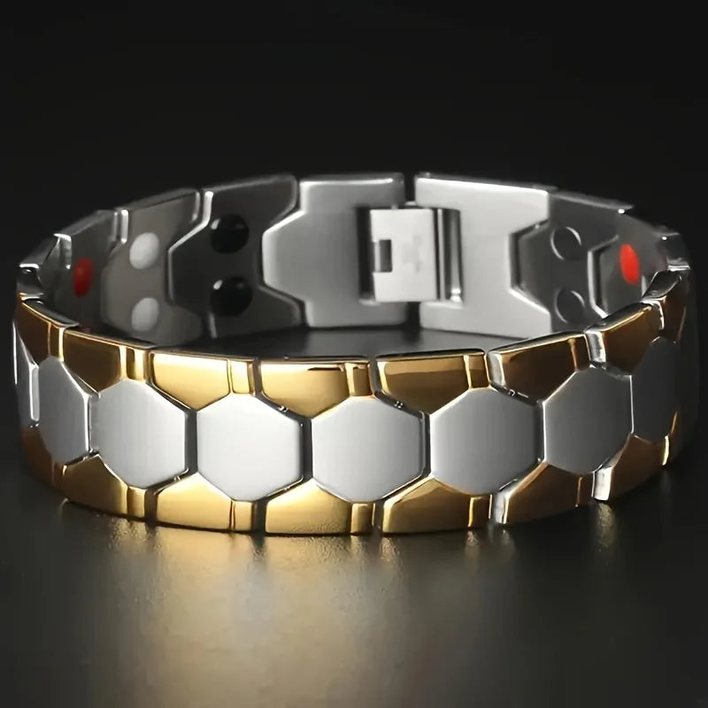 Men’s Magnetic Stainless Steel Bracelet