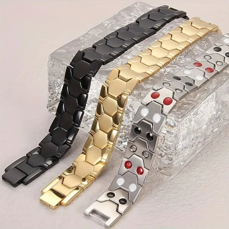 Men’s Magnetic Stainless Steel Bracelet
