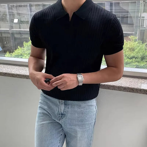 Men’s Knitted Polo Shirt